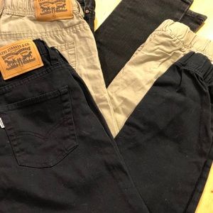 3 pair Levi’s boys 10 2 joggers 1 straight leg